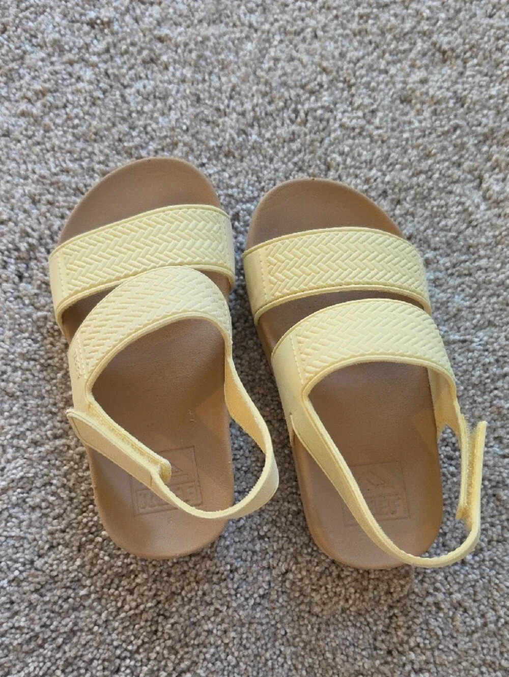 Yellow Strappy Platform Sandals